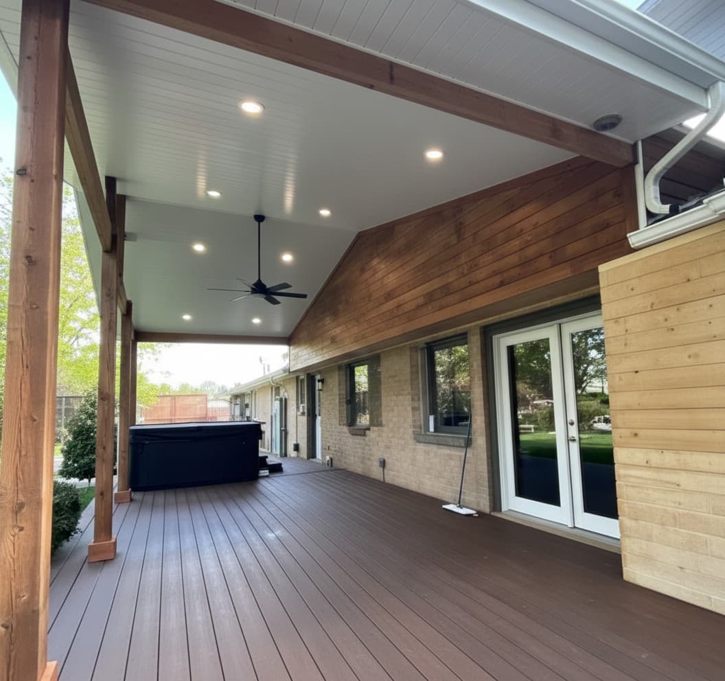 Eremos Decks recent custom deck build in Utah
